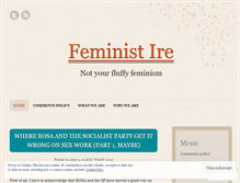 Tablet Screenshot of feministire.com
